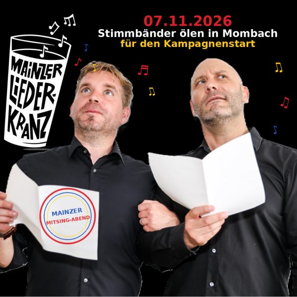 07.11.2026 Mombacher Kampagnen Vorglühen mit dem Mainzer Liederkranz